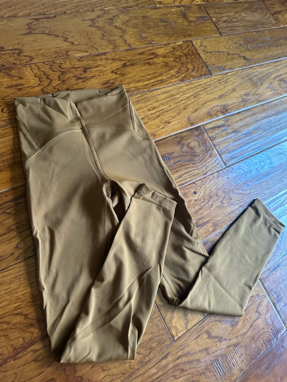 Lululemon High-Waist Solid Leggings in Camel